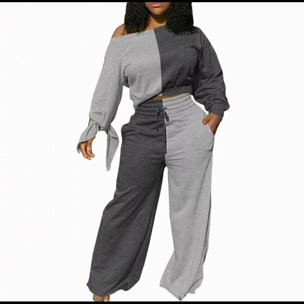 Color block two piece 